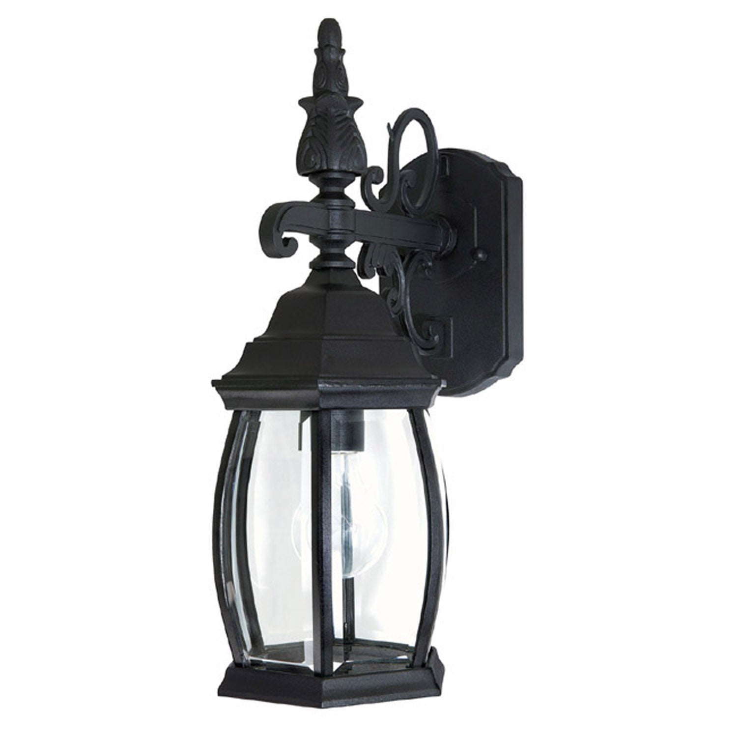 Capital Lighting - 9866BK - One Light Outdoor Wall Lantern - French Country - Black