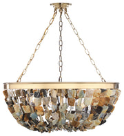 Metropolitan - N9631 - Eight Light Pendant - Flotsam - Brass