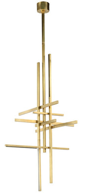 Visual Comfort Modern - SLPD56327CCHAB - LED Pendant - Cityscape - Hand Rubbed Antique Brass