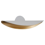 Quorum - 3-406-640 - LED Wall Sconce - Pivot - White|Aged Brass