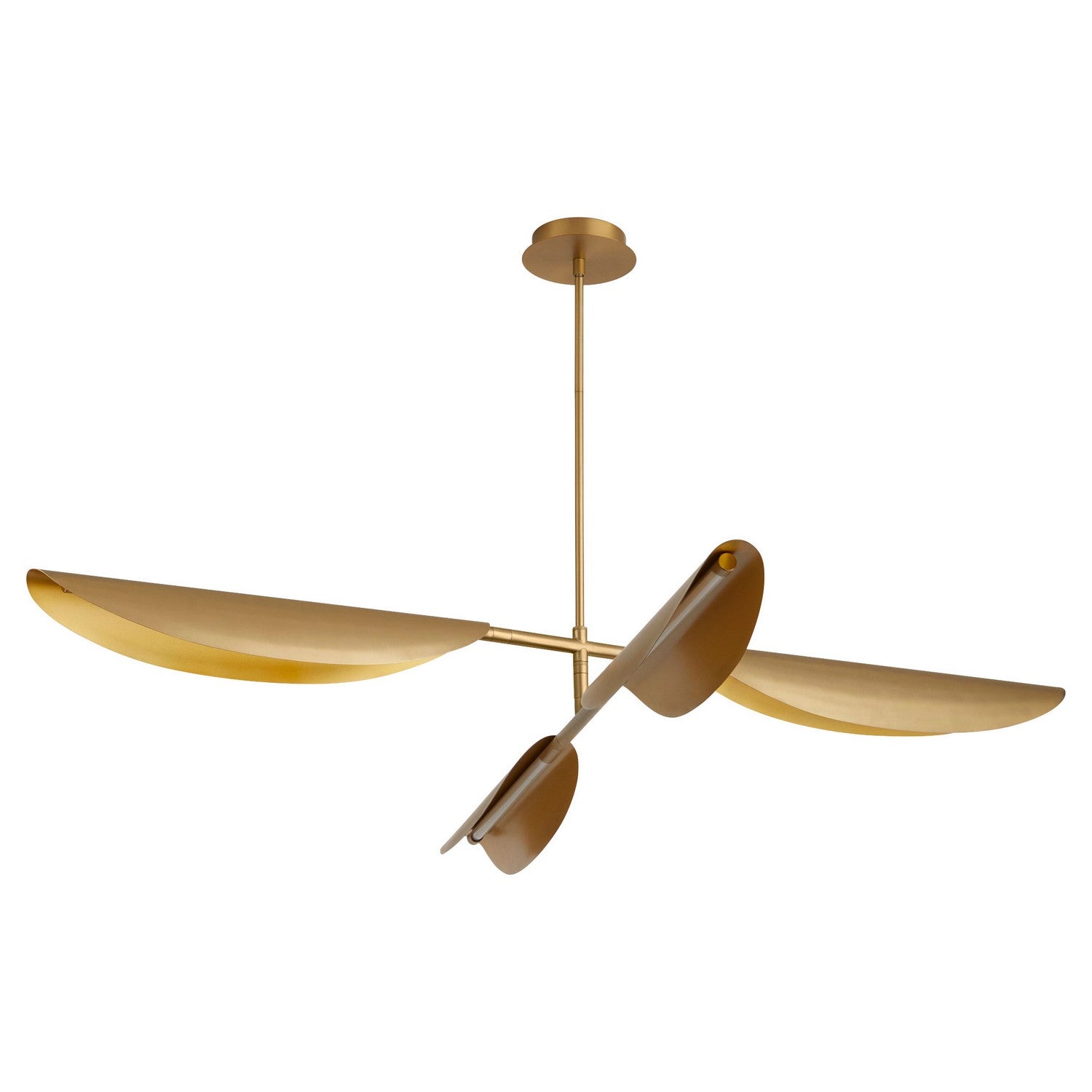 Quorum - 3-407-40 - LED Chandelier - Pivot - Aged Brass