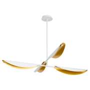 Quorum - 3-407-640 - LED Chandelier - Pivot - White|Aged Brass
