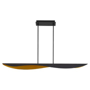Quorum - 3-408-1540 - LED Chandelier - Pivot - Black|Aged Brass