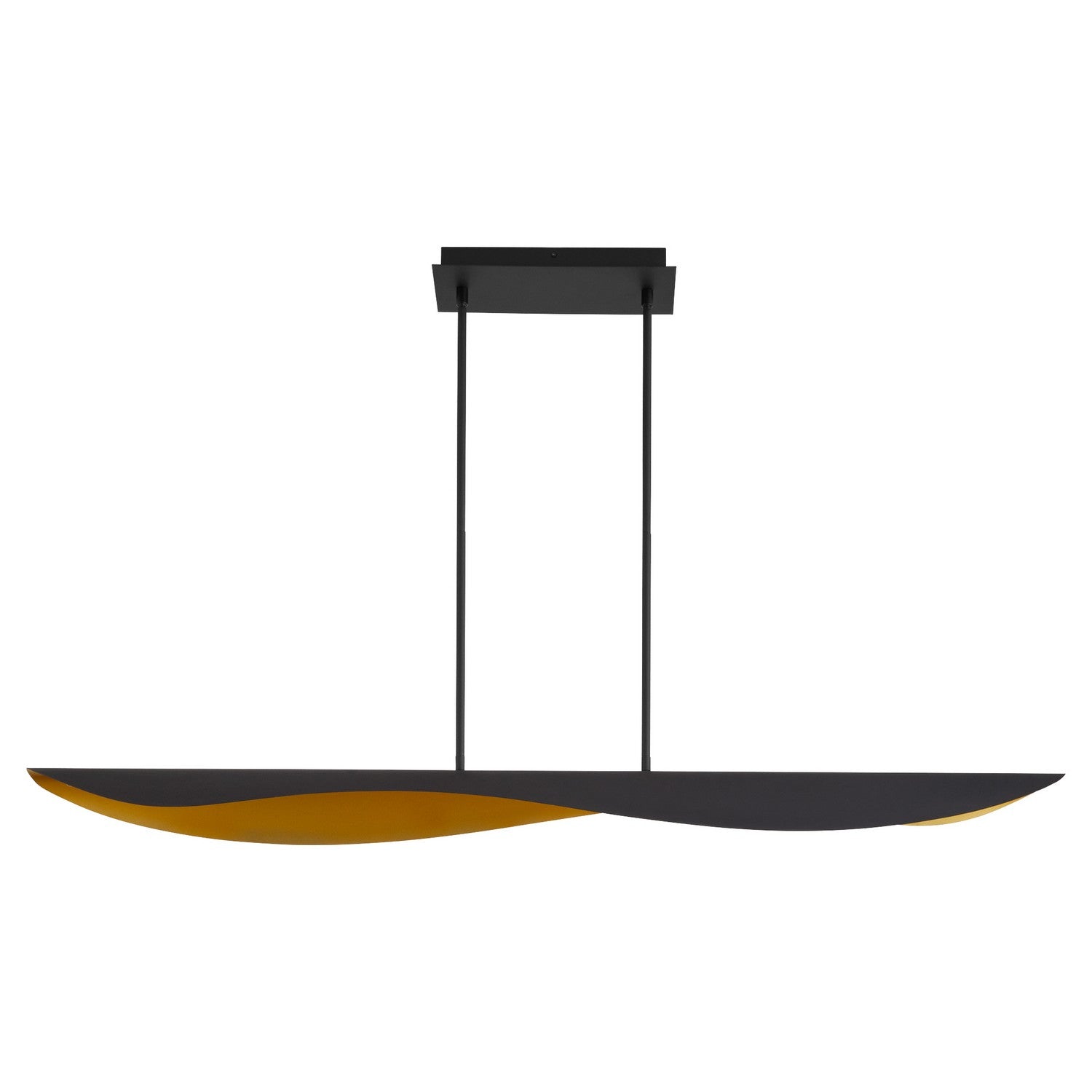 Quorum - 3-408-1540 - LED Chandelier - Pivot - Black|Aged Brass
