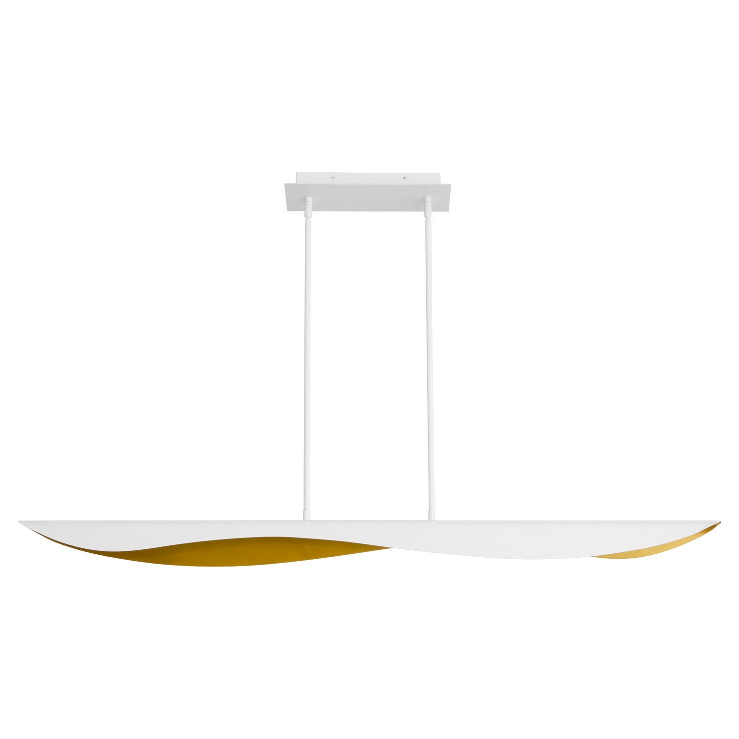 Quorum - 3-408-640 - LED Chandelier - Pivot - White|Aged Brass