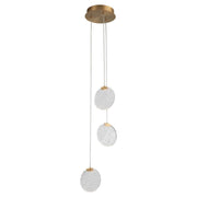 Quorum - 3-6050-40 - LED Pendant - Axiom - Aged Brass