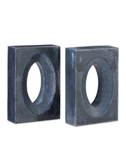 Currey and Company - 1200-0775 - Bookends Set of 2 - Black