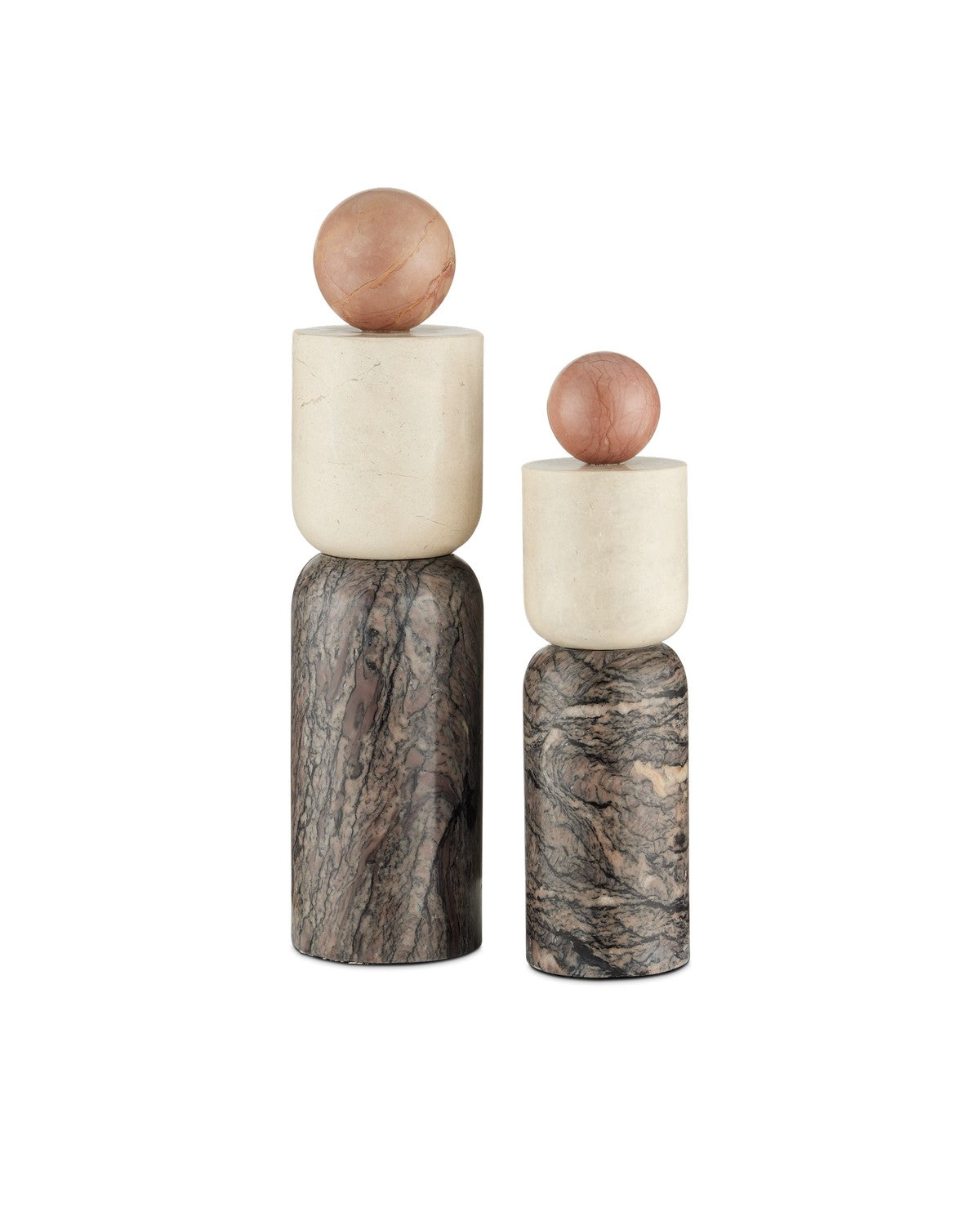 Currey and Company - 1200-0817 - Object Set of 2 - Natural
