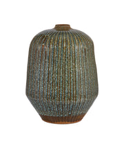 Currey and Company - 1200-0825 - Vase - Reactive Blue/Brown