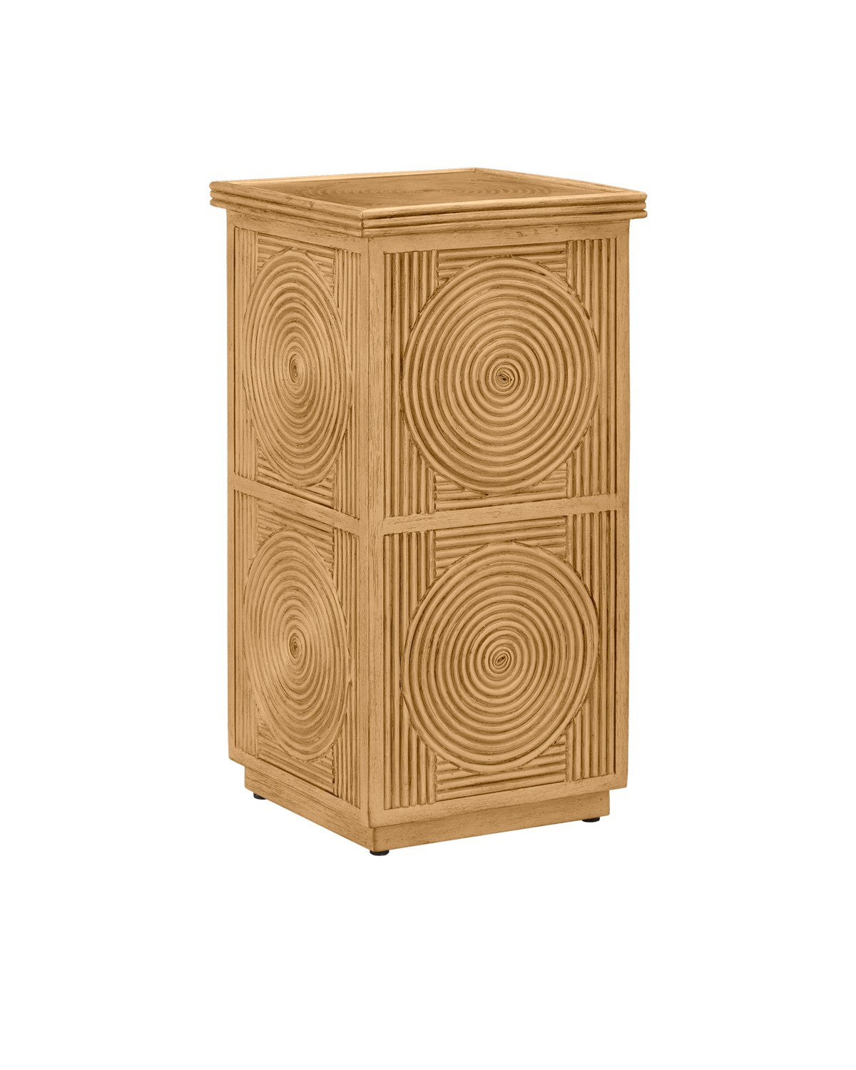 Currey and Company - 3000-0267 - Accent Table - Sea Sand/Clear