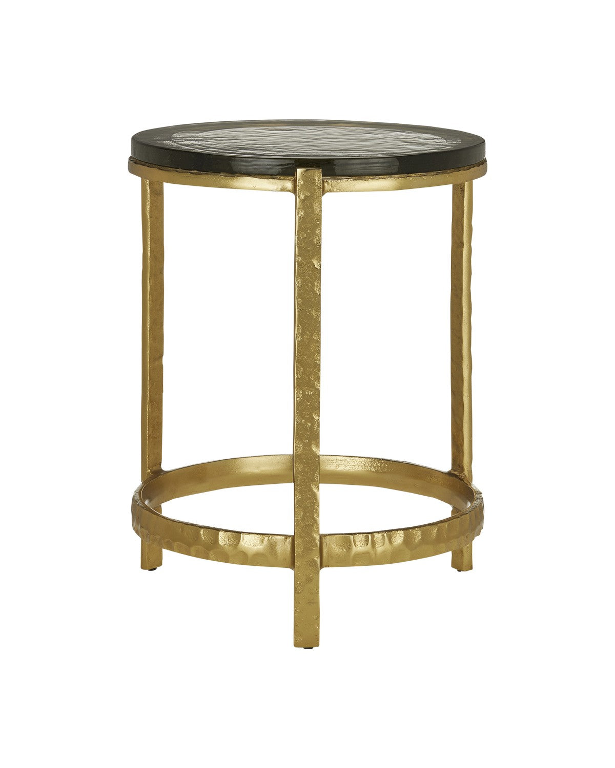 Currey and Company - 4000-0156 - Accent Table - Gold/Clear