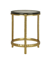 Currey and Company - 4000-0156 - Accent Table - Gold/Clear