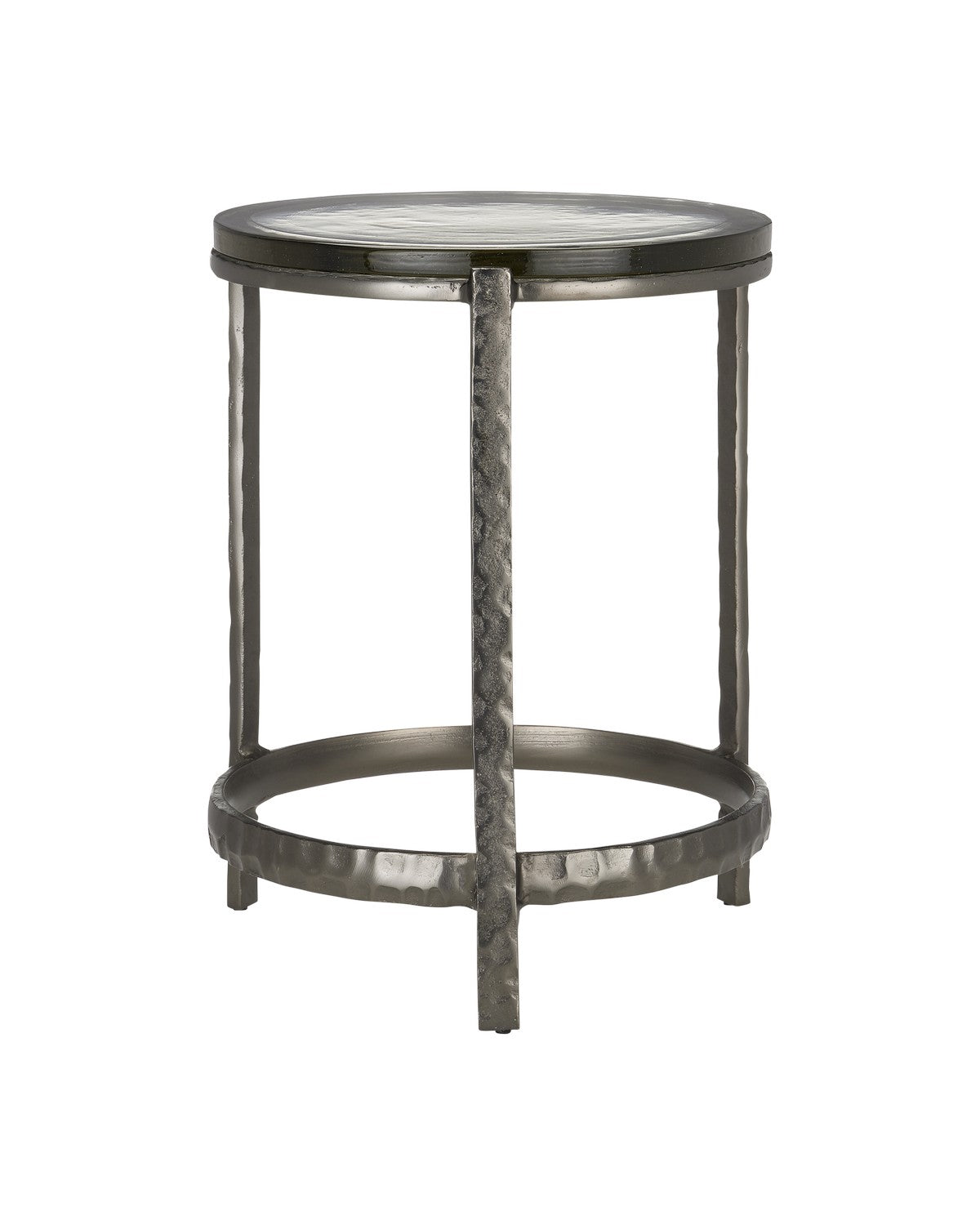Currey and Company - 4000-0157 - Accent Table - Graphite/Clear