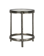Currey and Company - 4000-0157 - Accent Table - Graphite/Clear