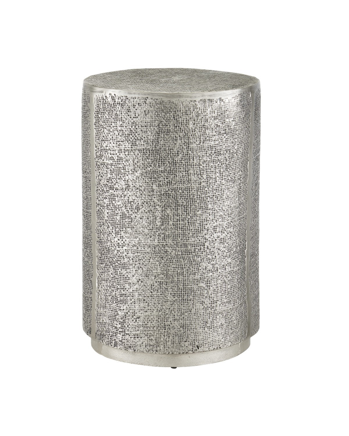 Currey and Company - 4000-0169 - Accent Table - Antique Silver