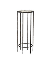 Currey and Company - 4000-0174 - Accent Table - Dark Graphite/Natural