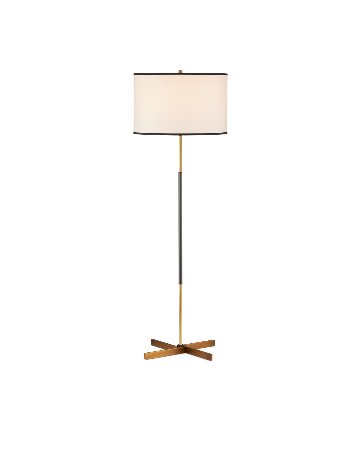 Currey and Company - 8000-0149 - One Light Floor Lamp - Brass/Oil Rubbed Bronze