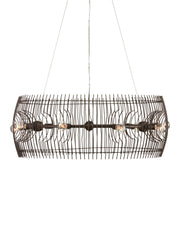 Currey and Company - 9000-1105 - Nine Light Chandelier - Bronze Gold