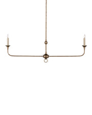 Currey and Company - 9000-1128 - Two Light Chandelier - Pyrite Bronze