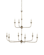 Currey and Company - 9000-1129 - Nine Light Chandelier - Pyrite Bronze
