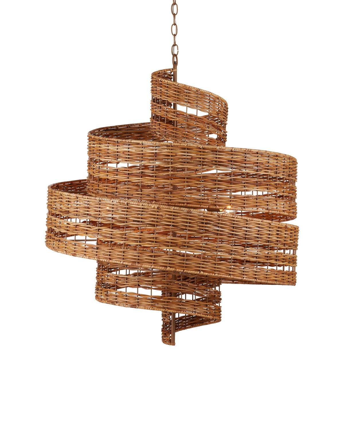 Currey and Company - 9000-1132 - Five Light Chandelier - Natural/Khaki