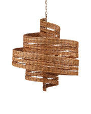 Currey and Company - 9000-1132 - Five Light Chandelier - Natural/Khaki