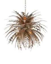 Currey and Company - 9000-1138 - 12 Light Chandelier - Contemporary Silver Leaf/Dark Silver Leaf