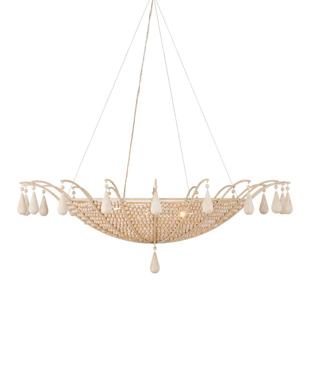 Currey and Company - 9000-1144 - Five Light Chandelier - Sandstone