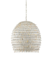Currey and Company - 9000-1161 - Three Light Pendant - White