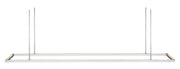Visual Comfort Modern - 700LSSTG84PSS-LED927-277 - LED Linear Suspension - Stagger - Polished Stainless Steel