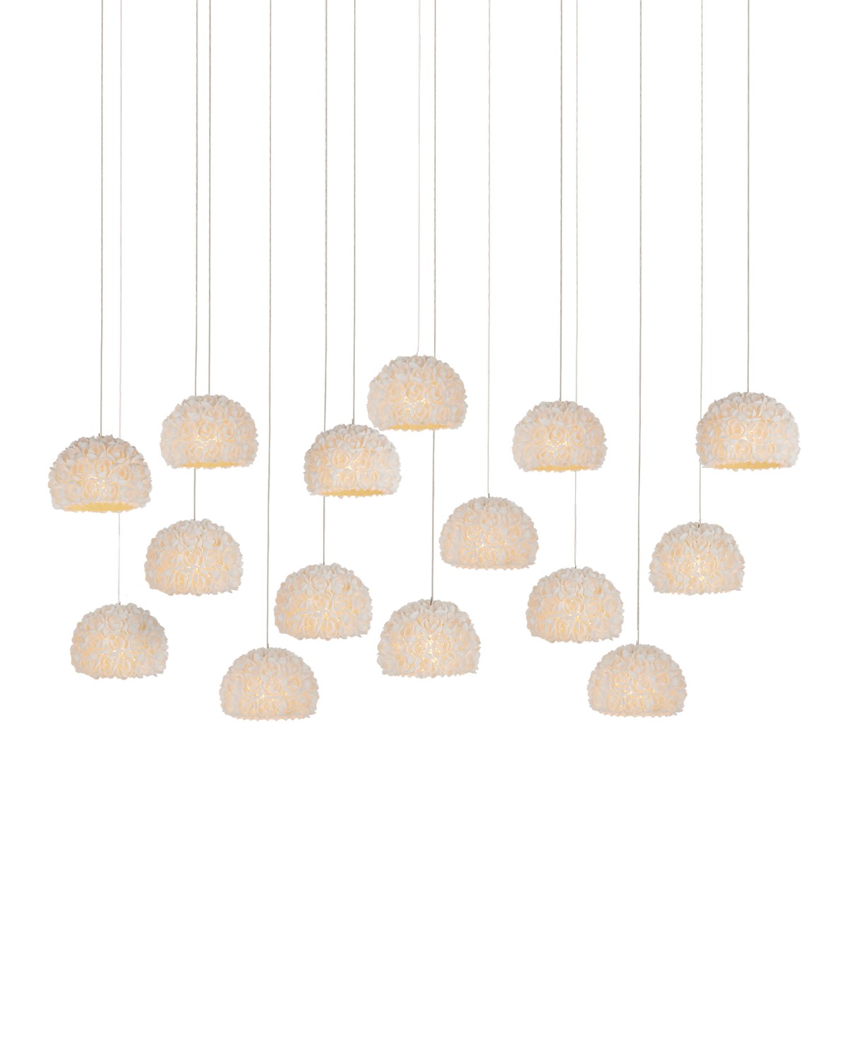 Currey and Company - 9000-1181 - 15 Light Pendant - Natural