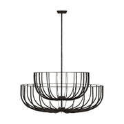 Visual Comfort Modern - SLCH33127AI - LED Chandelier - Sanchi - Aged Iron
