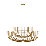 Visual Comfort Modern - SLCH33127PAB - LED Chandelier - Sanchi - Polished Antique Brass