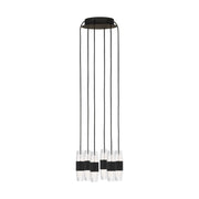 Visual Comfort Modern - SLCH38427B - LED Chandelier - Lassell - Nightshade Black