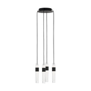 Visual Comfort Modern - SLCH39927B - LED Chandelier - Lassell - Nightshade Black