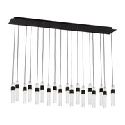 Visual Comfort Modern - SLCH40227B-277 - LED Chandelier - Lassell - Nightshade Black