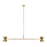 Visual Comfort Modern - SLLS31927NB - LED Linear Chandelier - Shanti - Natural Brass
