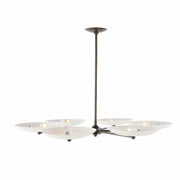 Arteriors - DLC27 - Six Light Chandelier - Griffith - Bone/English Bronze