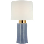 Visual Comfort Signature - BBL 3638PBC/SB-L - LED Table Lamp - Xian - Polar Blue Crackle and Soft Brass