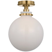 Visual Comfort Signature - CHC 4526AB-WG - LED Flush Mount - Parkington - Antique-Burnished Brass
