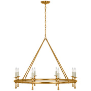 Visual Comfort Signature - CHC 5819AB - LED Chandelier - Classic - Antique-Burnished Brass