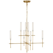 Visual Comfort Signature - IKF 5110HAB-FG - LED Chandelier - Fay - Hand-Rubbed Antique Brass