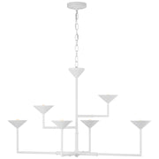 Visual Comfort Signature - JN 5174PW - LED Chandelier - Eleanor - Plaster White