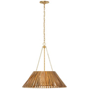 Visual Comfort Signature - MF 5031SB-NTW - LED Pendant - CORINNE - Soft Brass