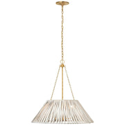 Visual Comfort Signature - MF 5031SB-WW - LED Pendant - CORINNE - Soft Brass