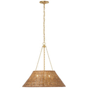 Visual Comfort Signature - MF 5032SB-NTW - LED Pendant - Corinne - Soft Brass
