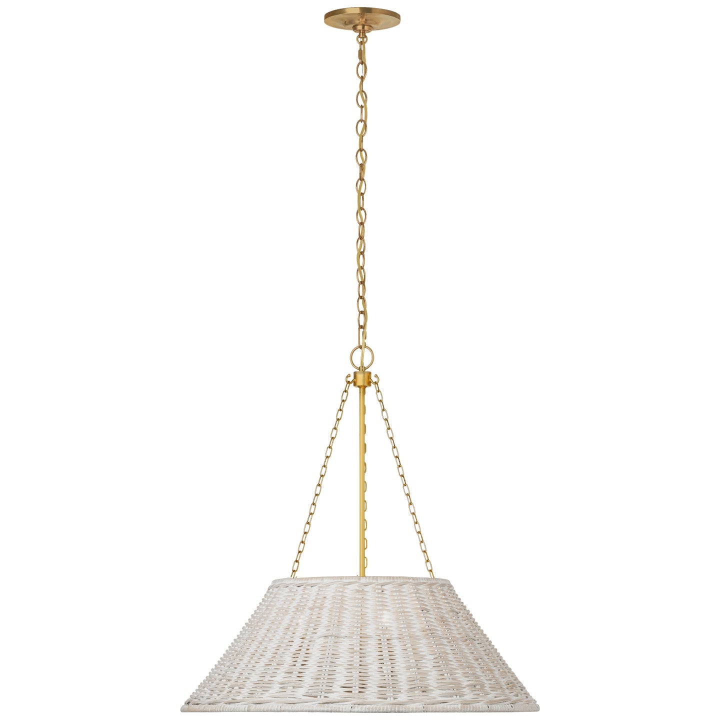 Visual Comfort Signature - MF 5032SB-WW - LED Pendant - Corinne - Soft Brass