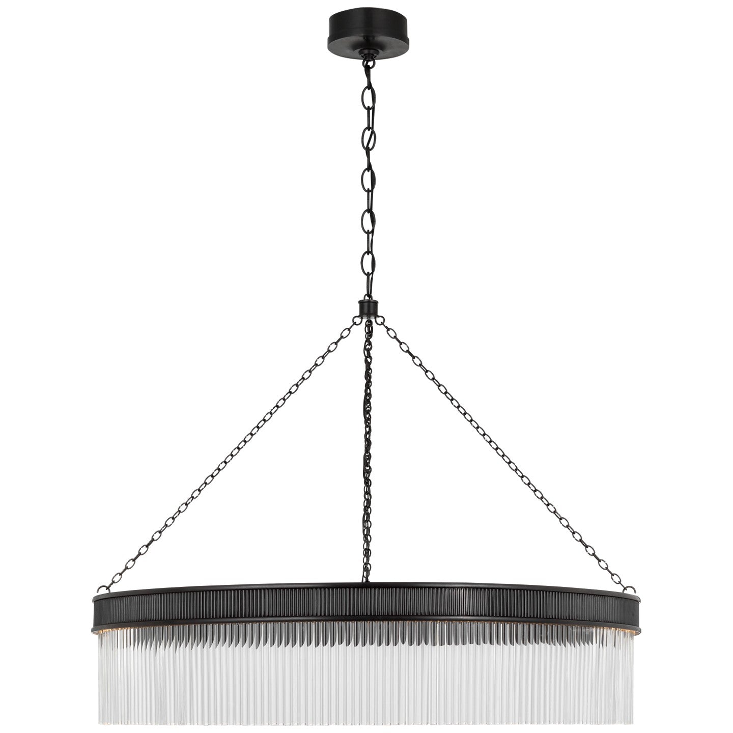 Visual Comfort Signature - MF 5175BZ-CG - LED Chandelier - Menil - Bronze