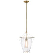 Visual Comfort Signature - RB 5092AB-CG - LED Lantern - Ovalle - Antique Burnished Brass