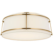 Visual Comfort Signature - S 4687HAB-L/FA - LED Flush Mount - Callaway - Hand-Rubbed Antique Brass